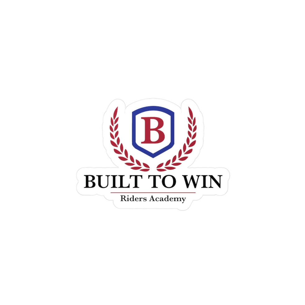 Built to Win Kiss-Cut Vinyl Sticker