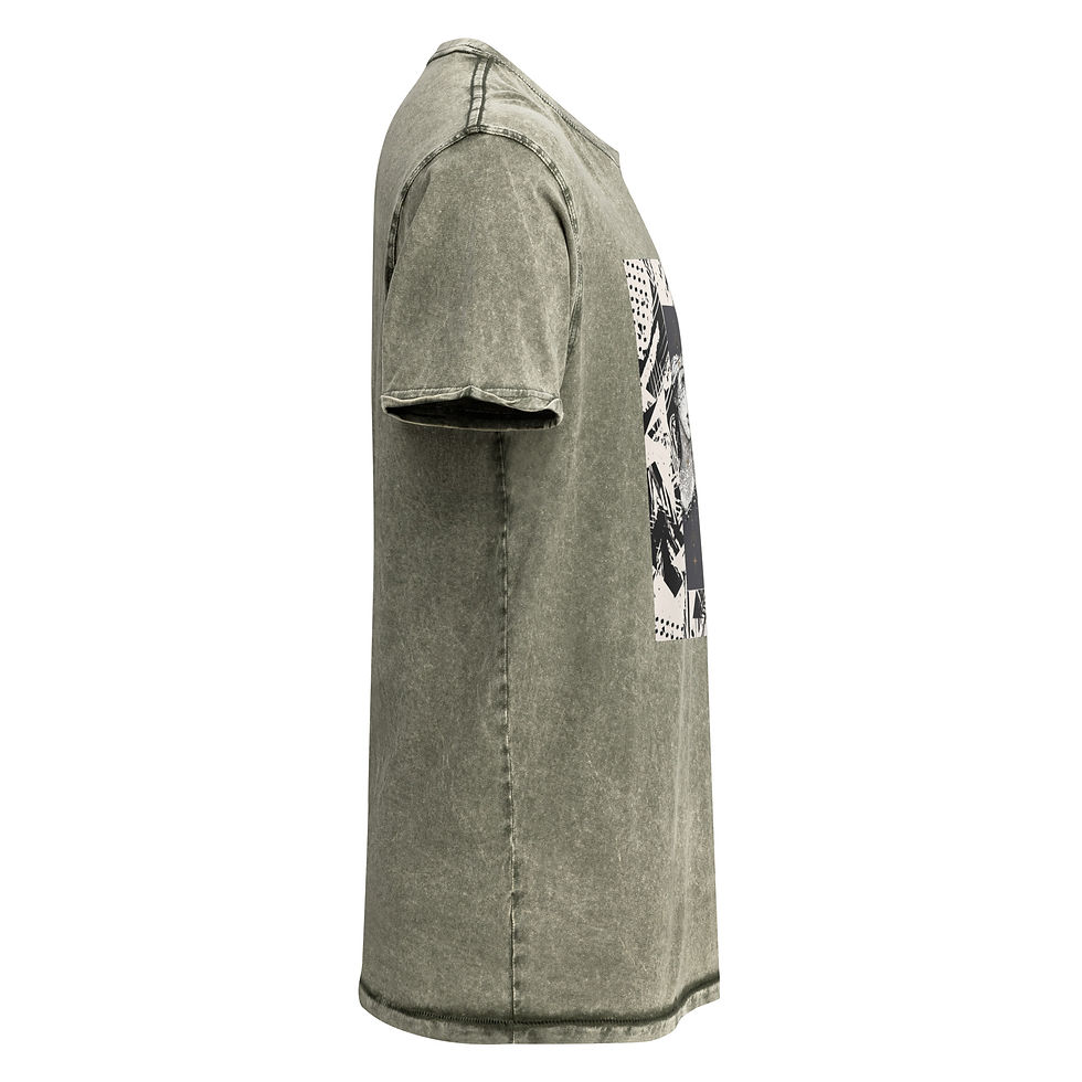 Thumbnail: “The Seth” Distressed Denim Graphic T-Shirt