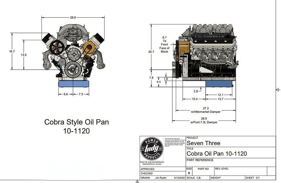 Thumbnail: 7.3L Godzilla Front Mounted Oil Pump Conversion Kit