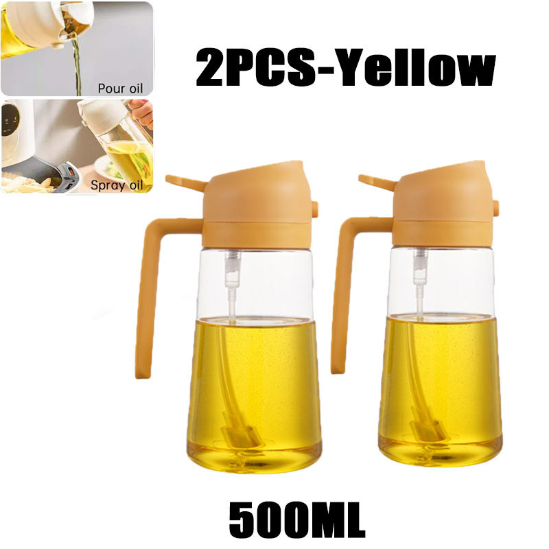 Miniatura: 200/300/500ml garrafa de spray de óleo churrasco cozinhar pulverizador de azeit