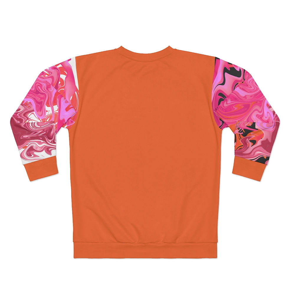 Thumbnail: Flashed Out Orange Sweatshirt