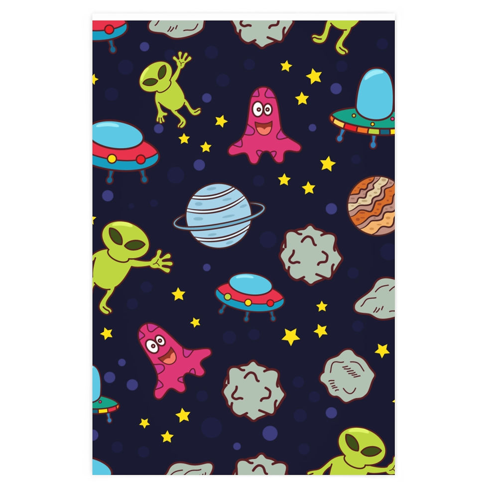 Outer Space Wrapping Paper 