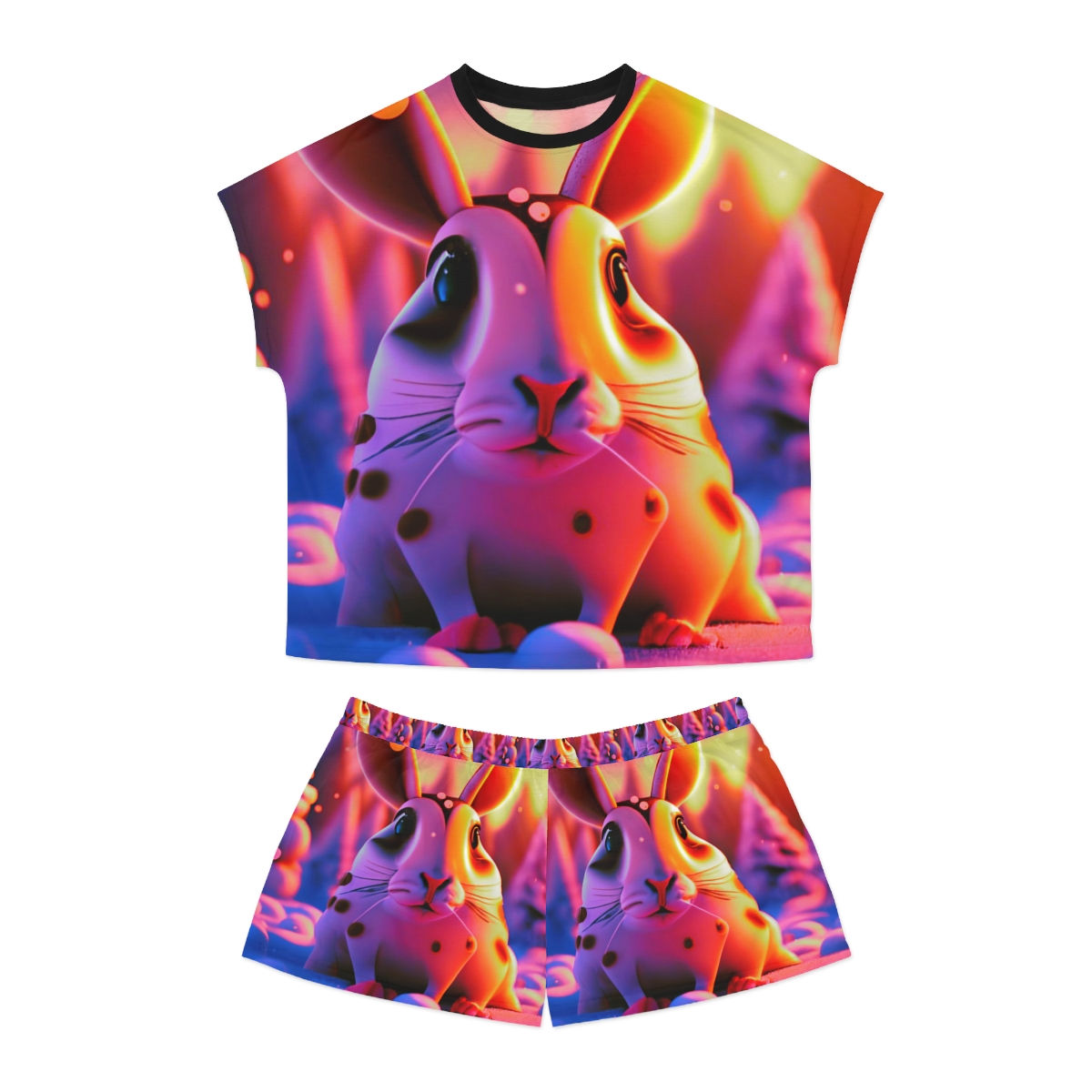 Winter Rodent Women's Short Pajama Set 