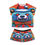 Miniatura: Killa Bear Christmas Women's Short Pajama Set
