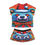Miniatura: Killa Bear Christmas Women's Short Pajama Set