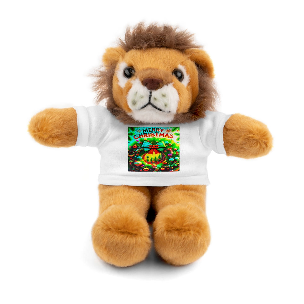 Thumbnail: Jaguar Stuffed Animal wearing Holiday Tee