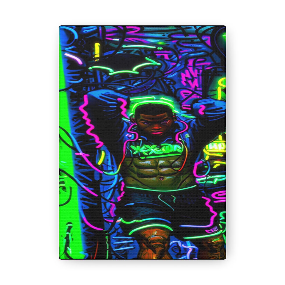 Thumbnail: Neon Abs Canvas