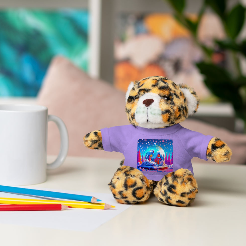 Thumbnail: Lion Stuffed Animal wearing Holiday Tee