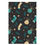 Thumbnail: Teal and Gold Christmas Wrapping Paper 