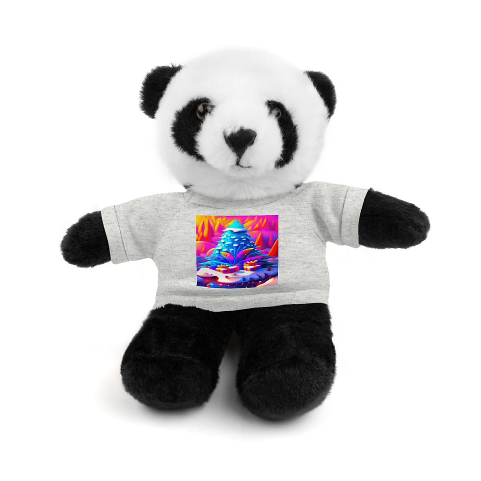 Thumbnail: Panda Stuffed Animal wearing Holiday Tee