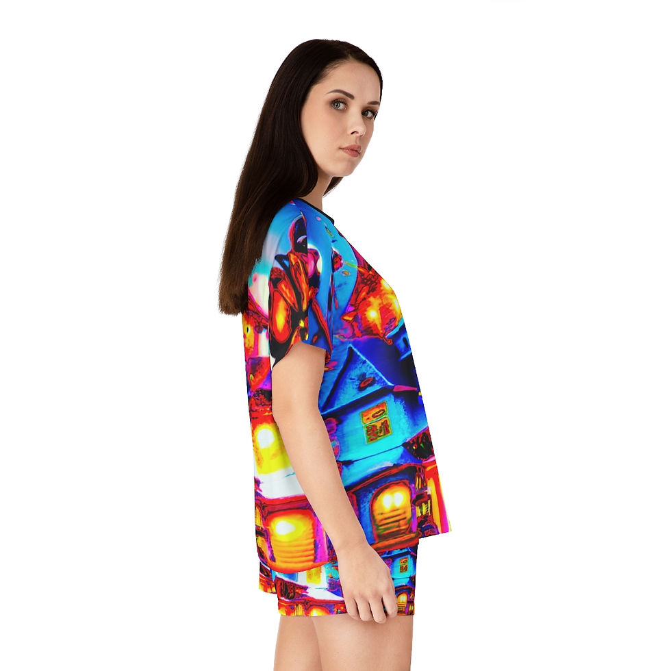 Thumbnail: Holiday Home Women's Short Pajama Set 