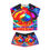 Thumbnail: Christmas Tree Ball Women's Short Pajama Set
