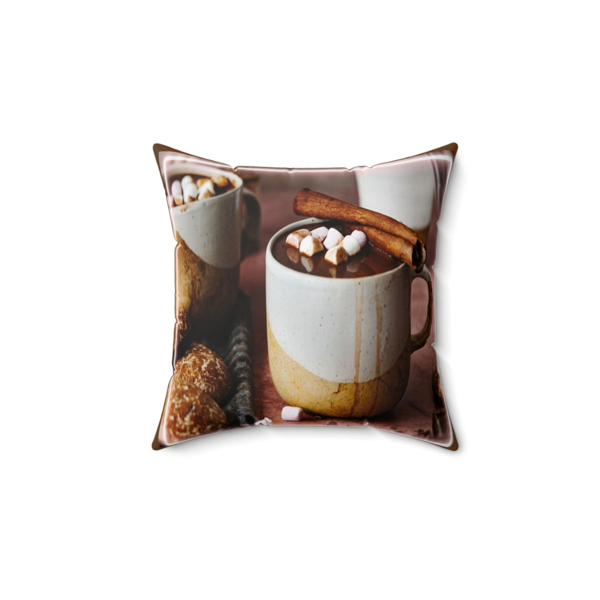 Hot Cocoa Square Pillow