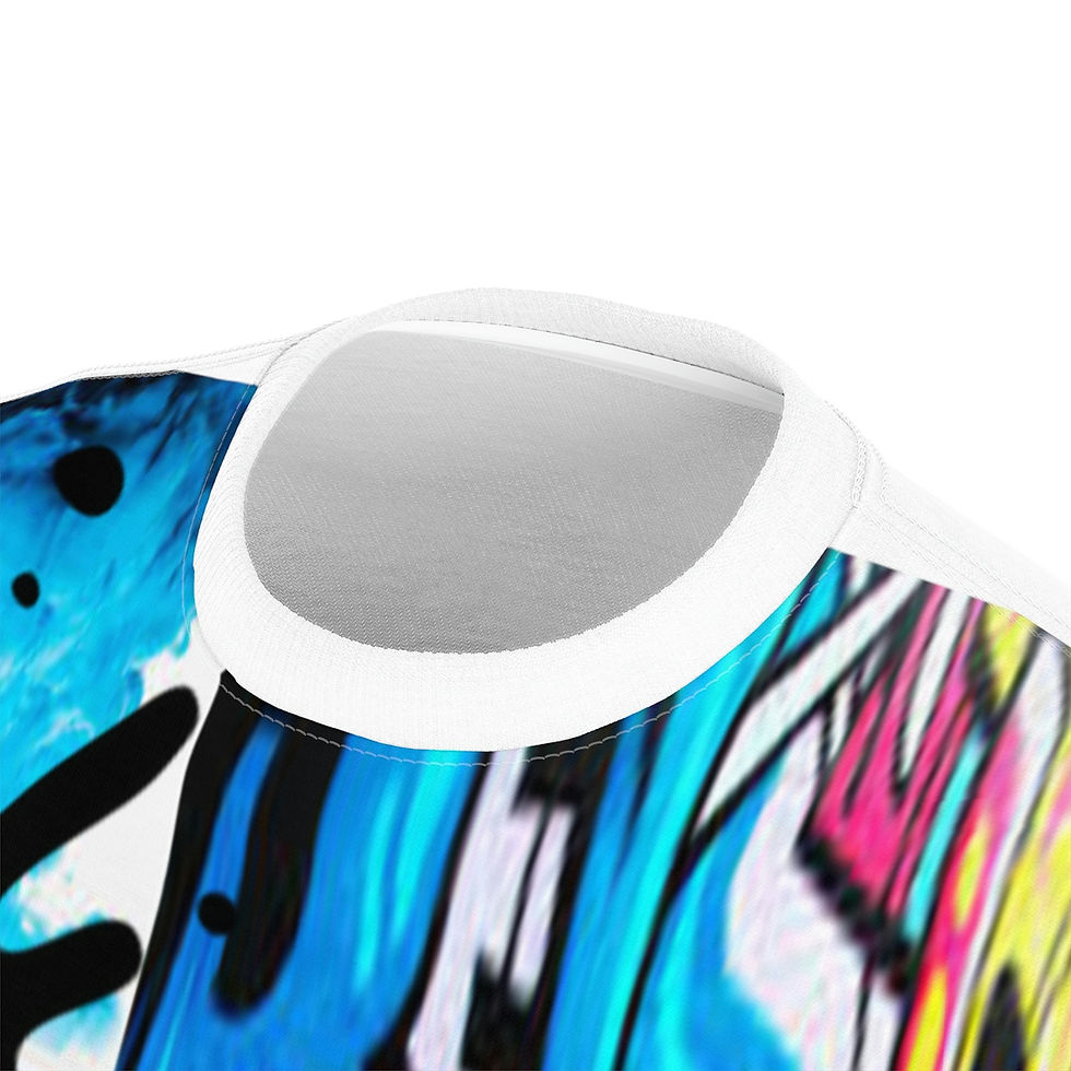 Thumbnail: SPRAYED THE BLOCK 🏚 (White) T-Shirt