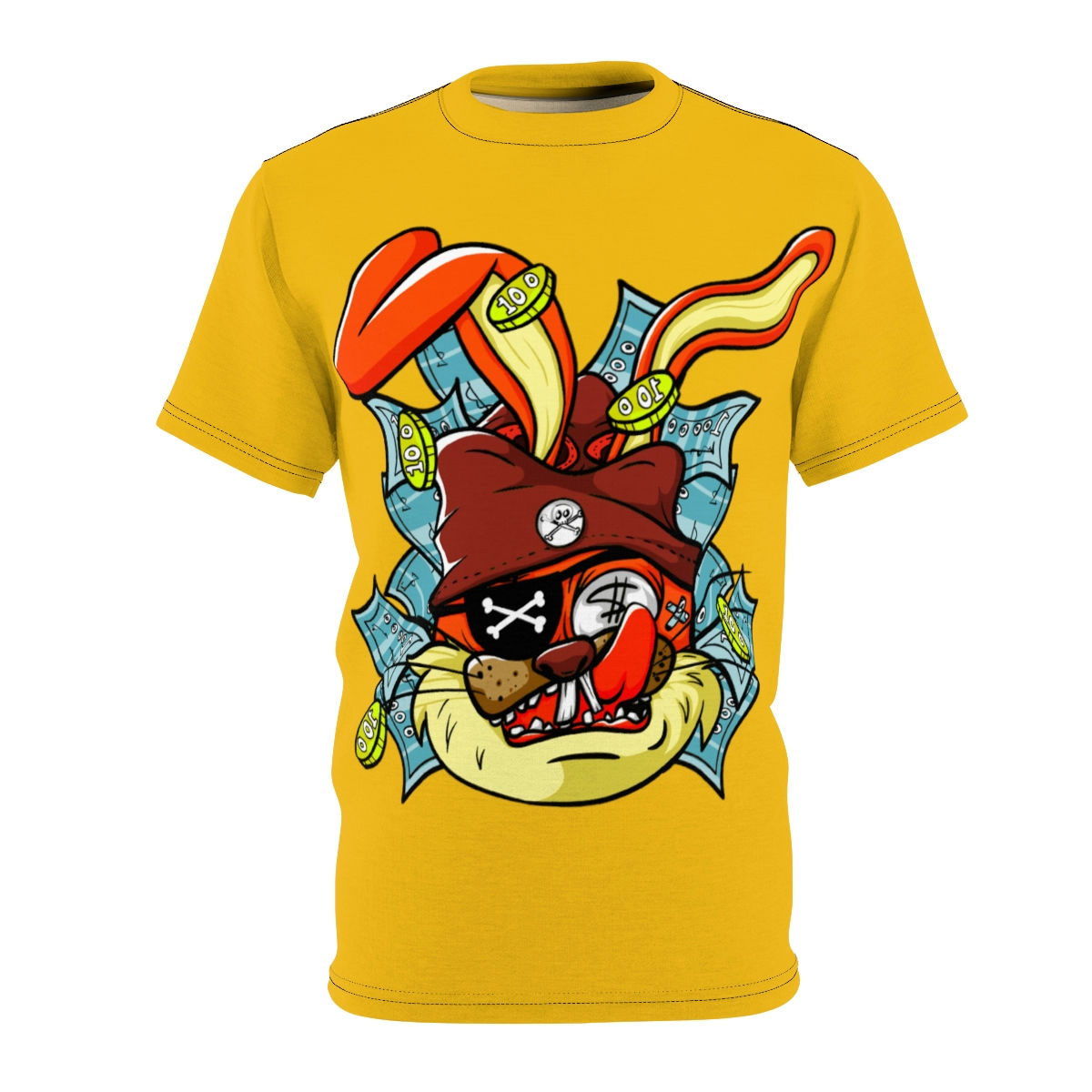 Rabbit Pirate Yellow Tee