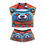 Miniatura: Killa Bear Christmas Women's Short Pajama Set