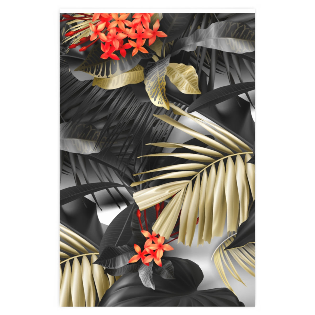 Elegant Black Wrapping Paper 