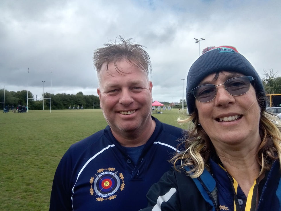 Rick & Nuala beat the weather!