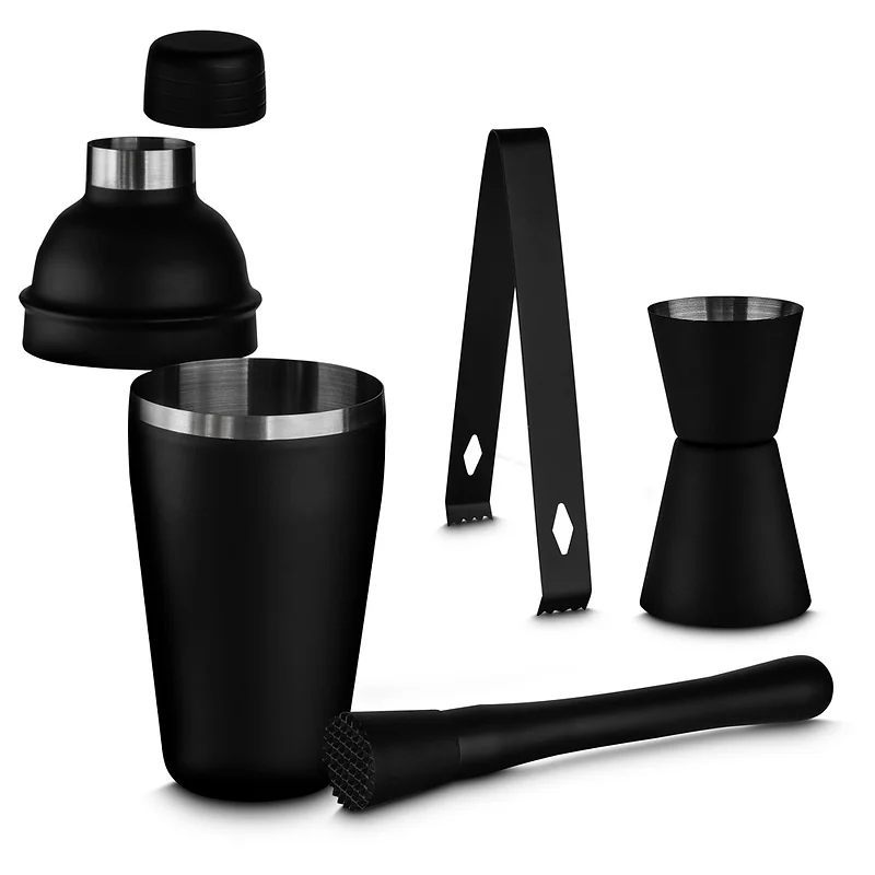 Kit Coqueteleira em Aço Inox