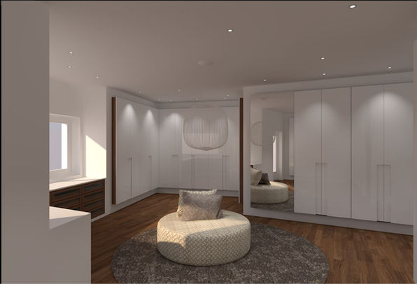 Ottagono+Rechsteiner Interior AG – Ankleide - Garderobe - Neubau EFH 
 - Projekt 04