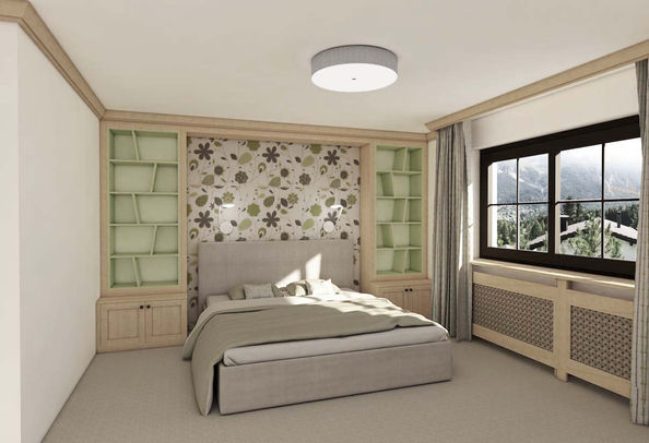 Ottagono+Rechsteiner Interior AG - Ferienhaus – Schlafzimmer - Umbau - Projekt 08