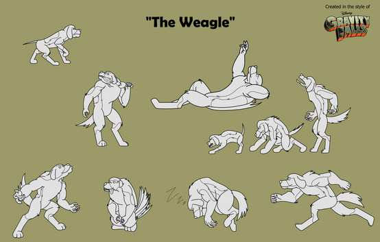 Weagle Action Poses.png
