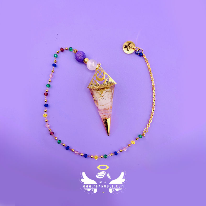 Miniature : Pendule divinatoire orgonite