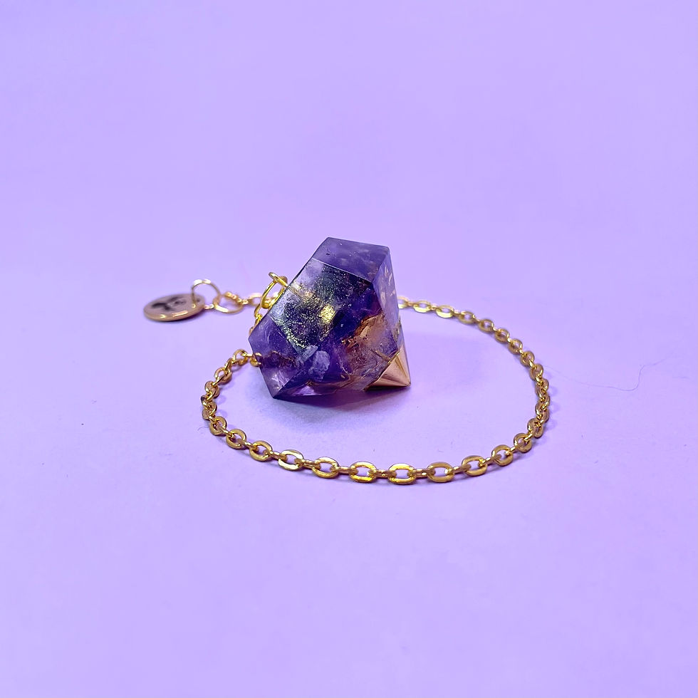 Miniature : Pendule divinatoire orgonite