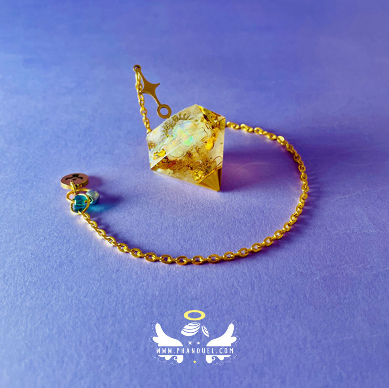 Miniature : Pendule divinatoire opale