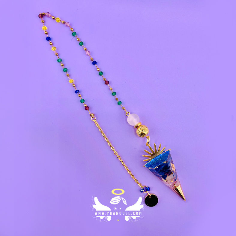 Miniature : Pendule divinatoire | Stalactite Lapis Lazuli