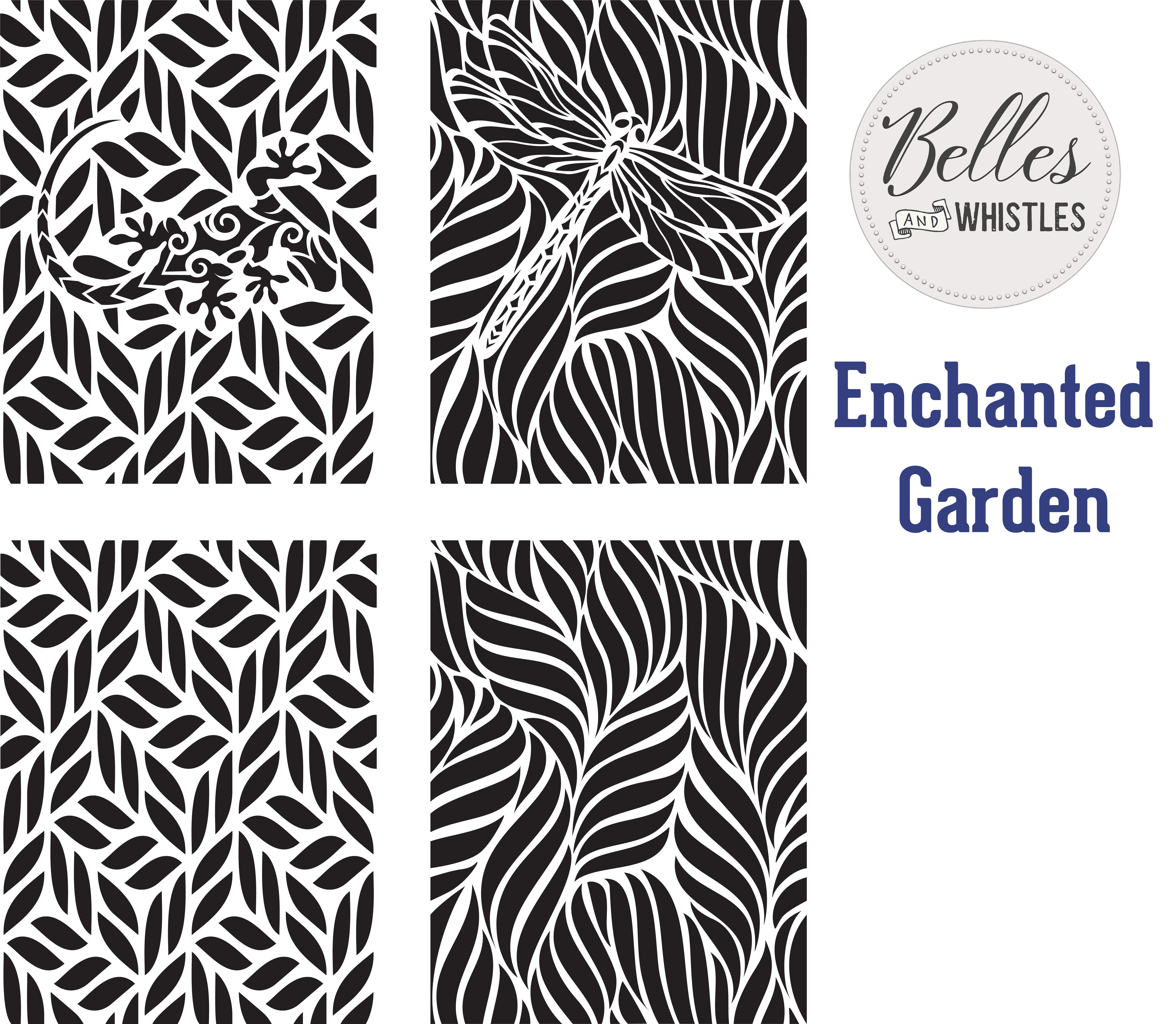 Enchanted Garden - Stencil
