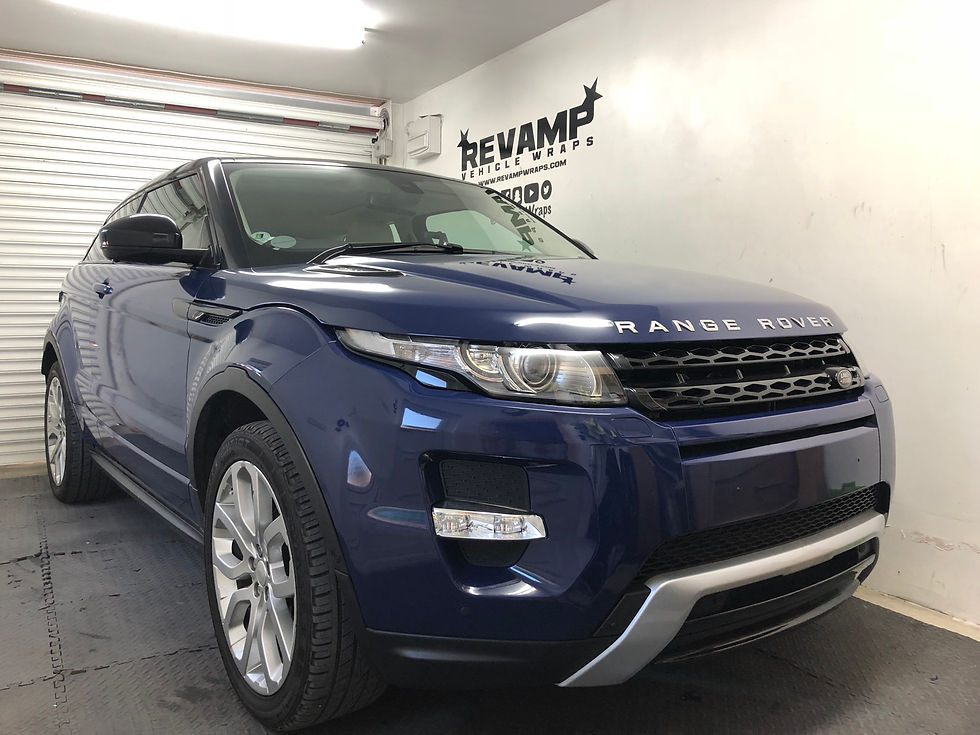 Range Rover Evoque Wrapped in