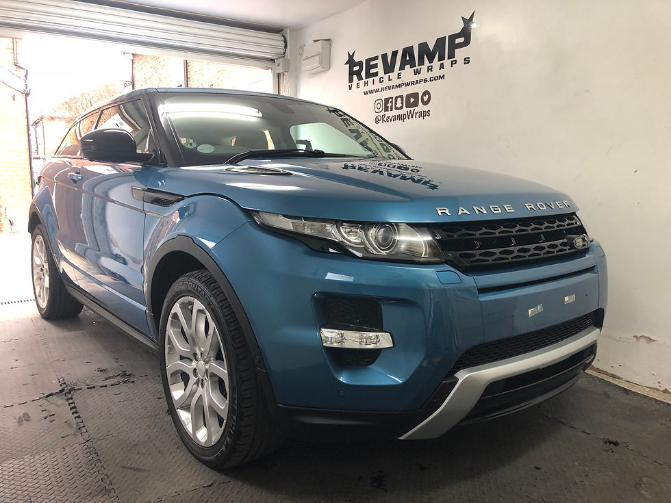 Range Rover Evoque Wrapped in