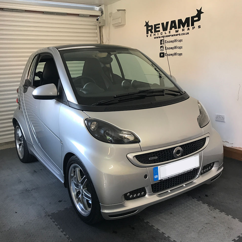 Smart Brabus Wrapped in Matte White