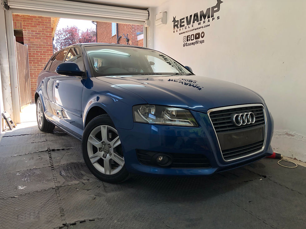 Audi A3 Wrapped in Matte White
