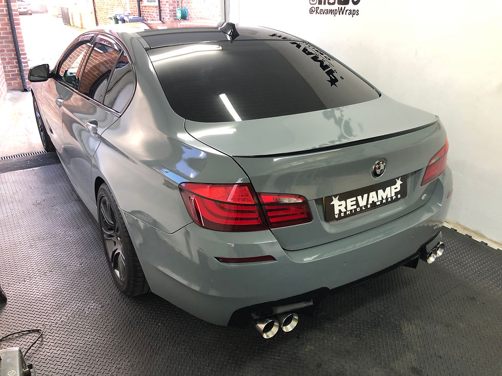 BMW F10 M5 Wrapped in Nardo Grey