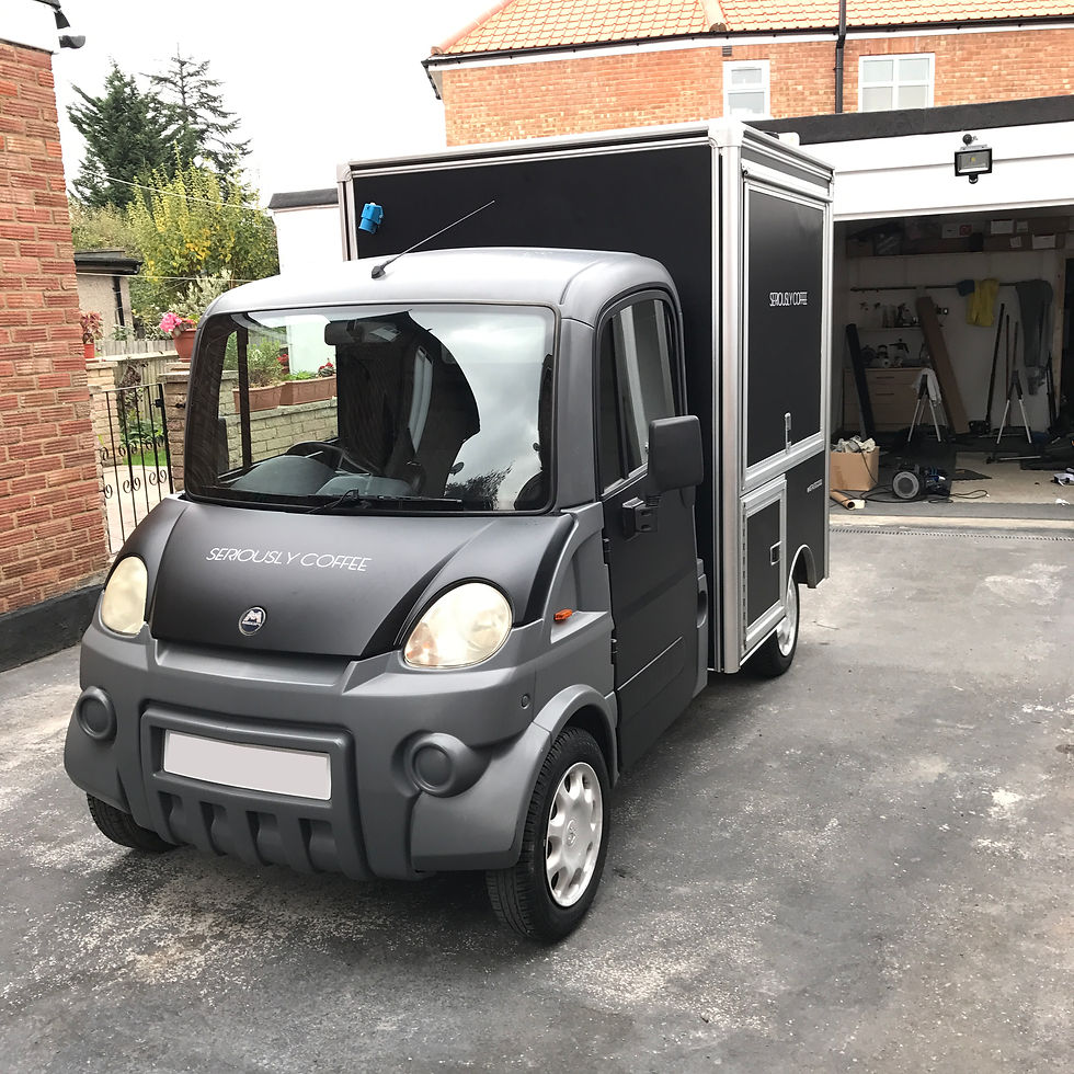 Aixam Mega Van Wrapped Matte Black