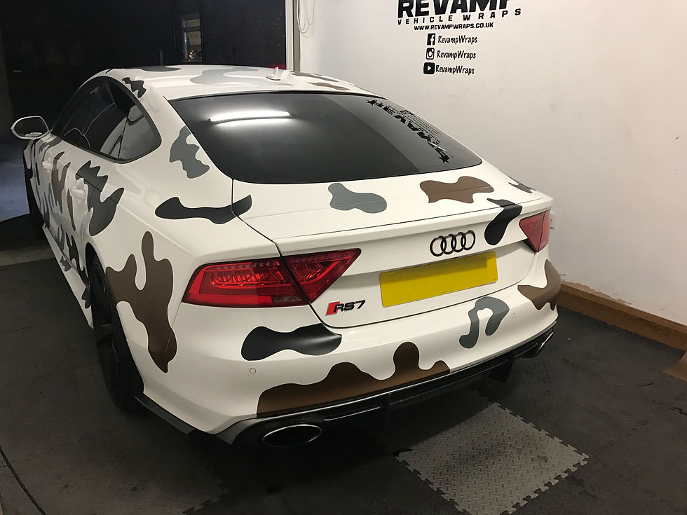 Audi RS7 Camo Overlay