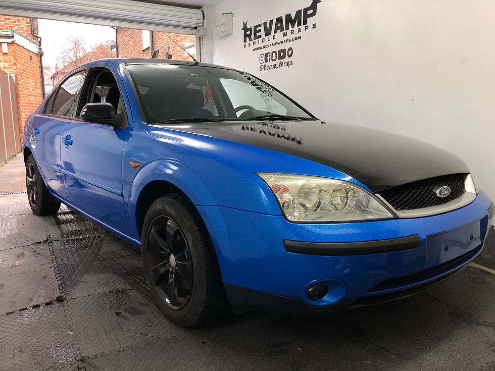 Mondeo Wrapped in Avery Diamond Blue