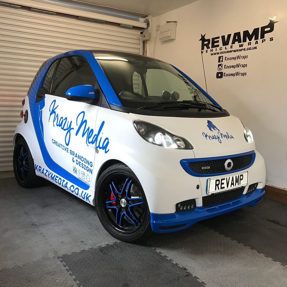 Smart Brabus Wrapped in Matte White