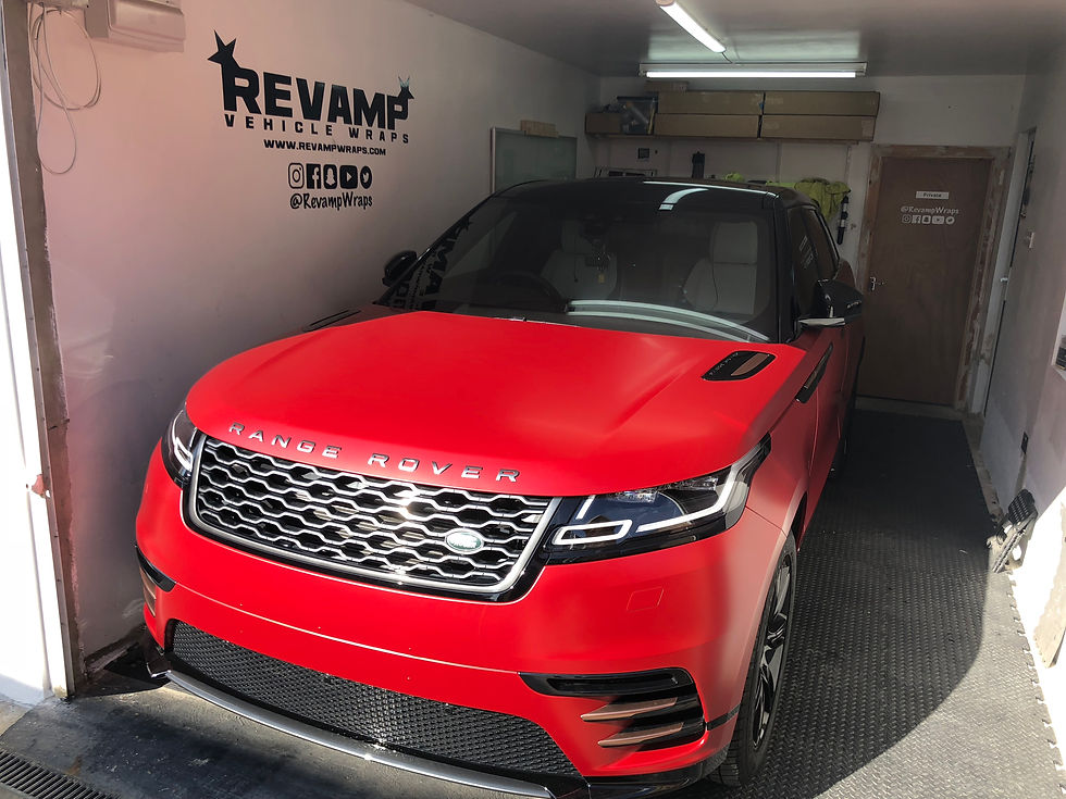 Range Rover Velar Wrapped in