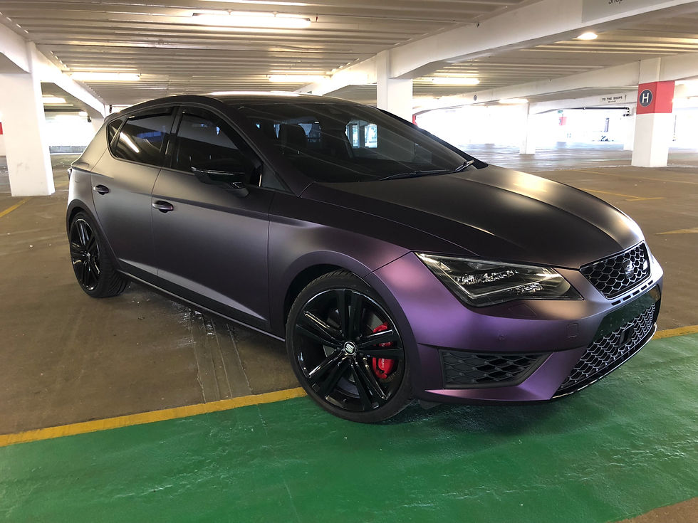 Cupra 280 Wrapped in Purple Black