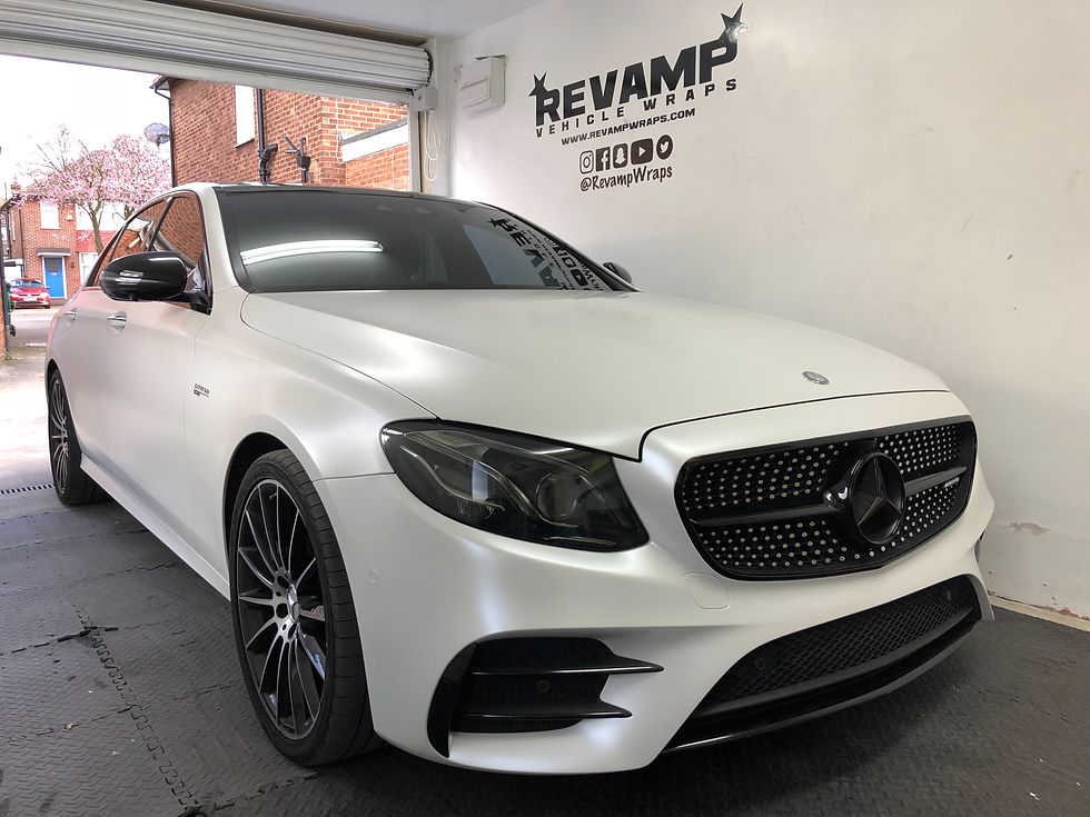 Mercedes E43 Wrapped in Avery