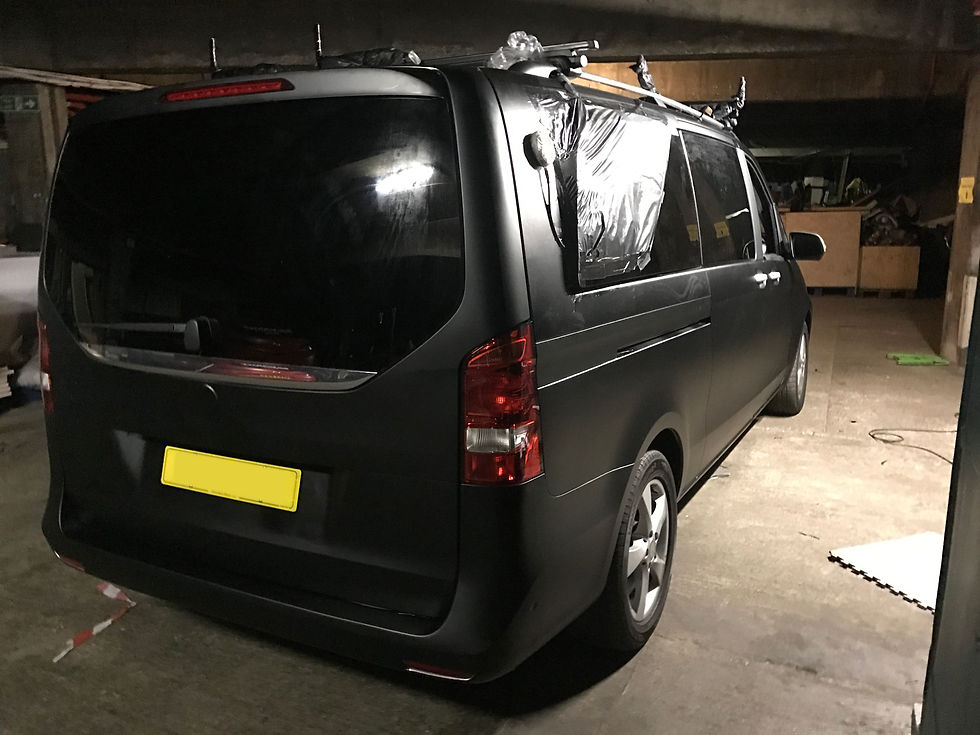 Mercedes Viano Wrapped Matte Black