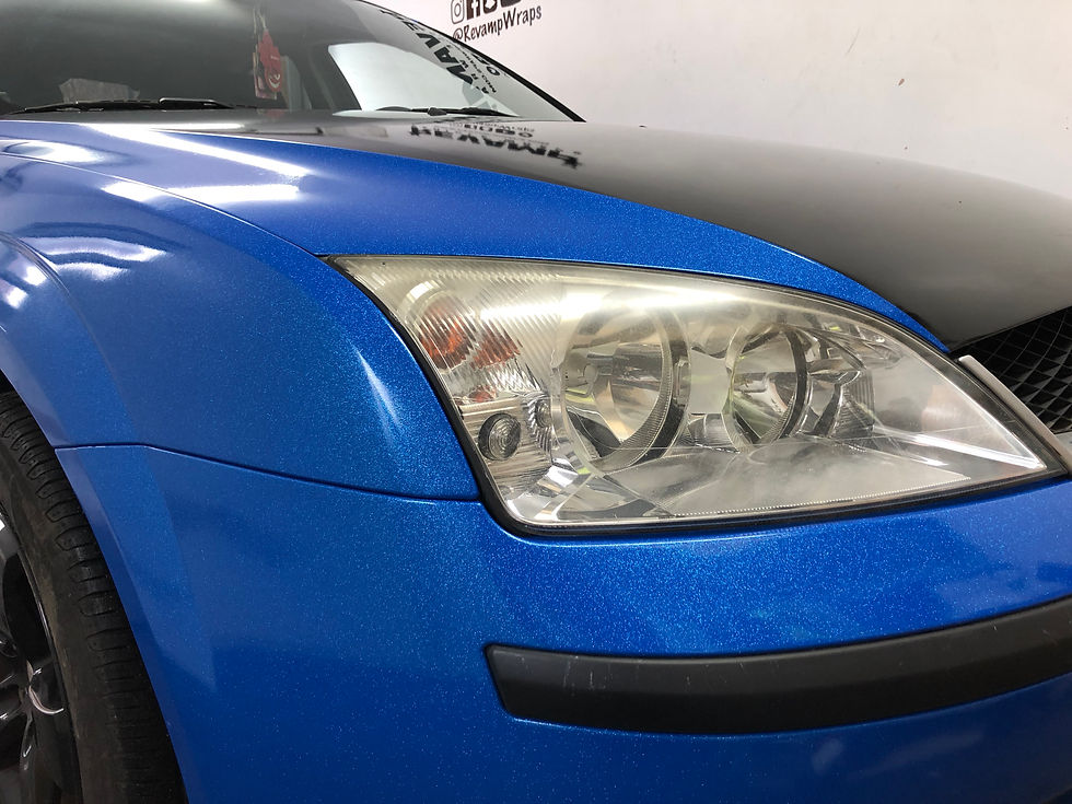 Mondeo Wrapped in Avery Diamond Blue