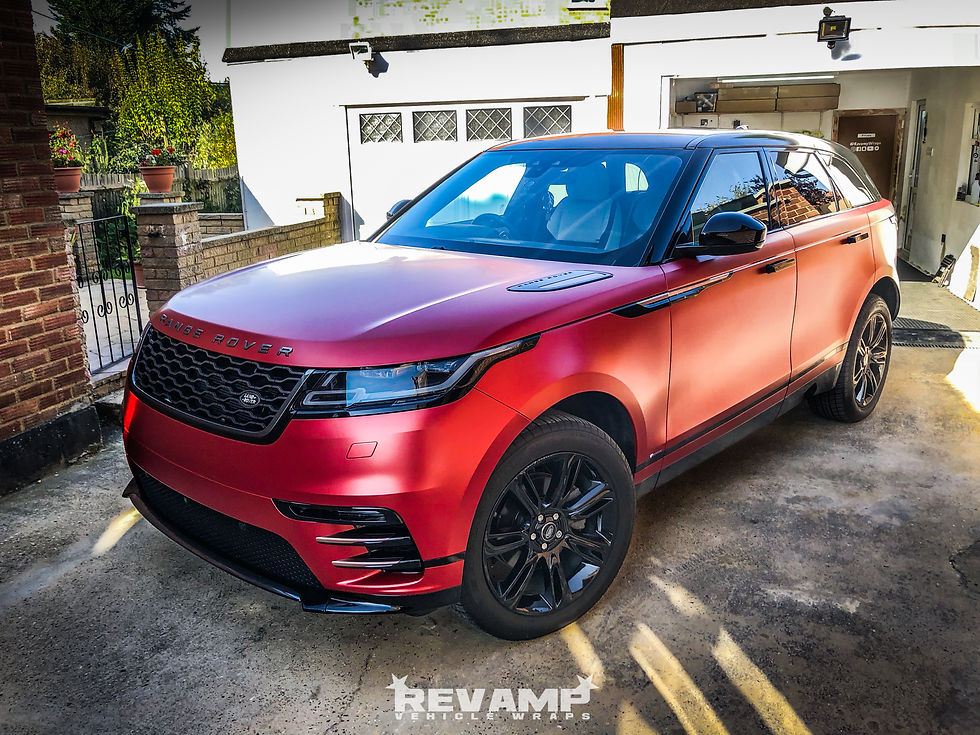Range Rover Velar Wrapped in