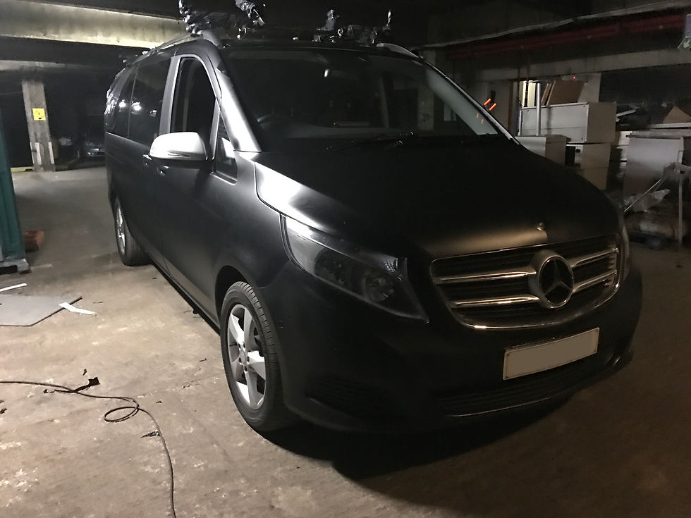Mercedes Viano Wrapped Matte Black