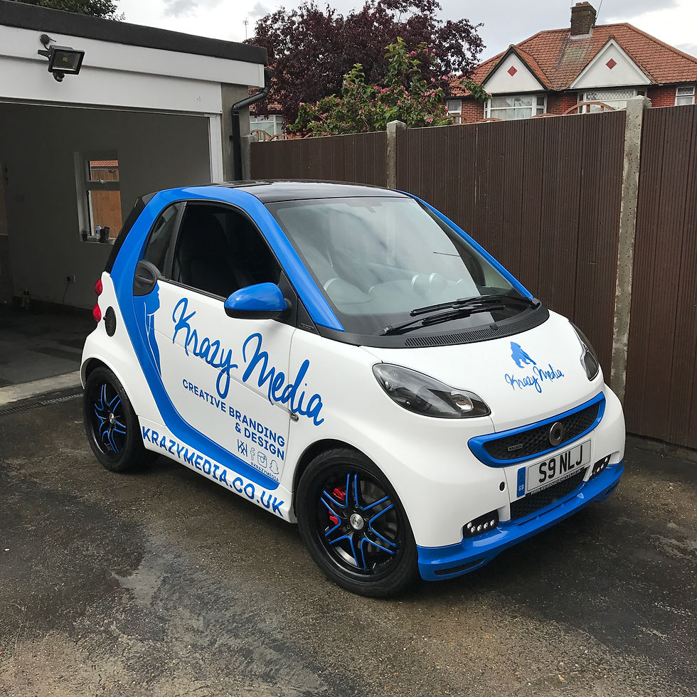 Smart Brabus Wrapped in Matte White