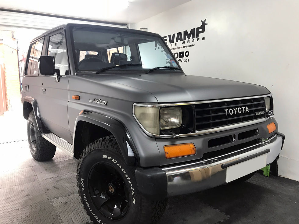 Toyota LJ70 Wrapped Matte Charcoal