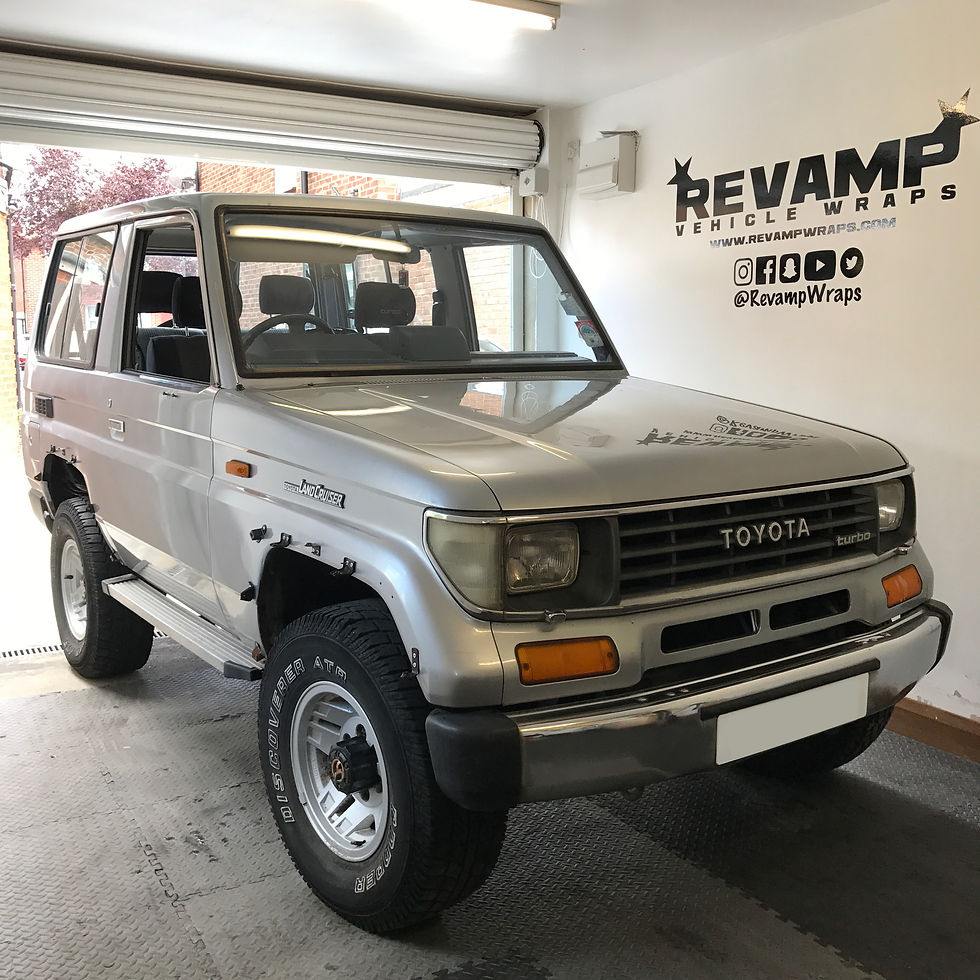 Toyota LJ70 Wrapped Matte Charcoal
